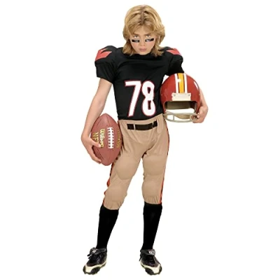 Image of Children&#039;s American Football Player Child 128cm Costume Small 5 7 yrs (128cm) for USA Sports Fancy Dress