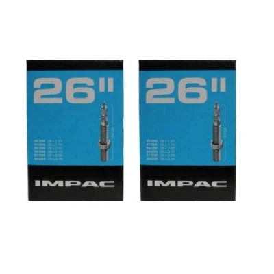 Image of 2 Pack Impac Cycle Tubes 26&quot; Presta Valve 26 x 1.50 2.35 (40 559/60 559)