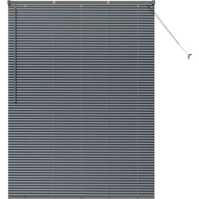 Image of with Curtains Other Manual Dark gray 125 x 175 cm Aluminium vidaXL