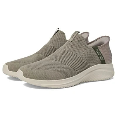 Image of Skechers Sport Ultra FLEX 3.0 Slipons, Men&#039;s, Size: 8.5, Taupe/olive Textile