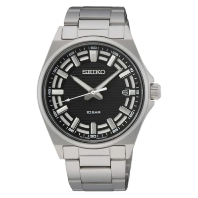 Image of SEIKO Mens Analogue Quartz Watch with Stainless Steel Strap SUR505P1
