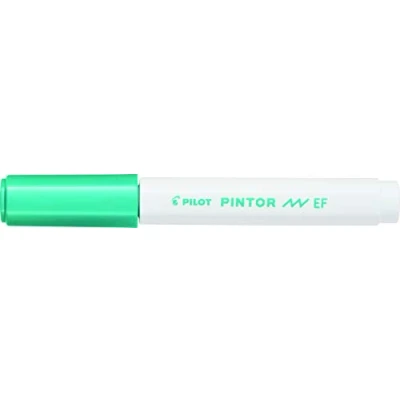 Image of Pilot Pintor Extra Fine Line Bullet Point Marker 2.3mm Tip Metallic Green (Pack of 6), 4902505556944