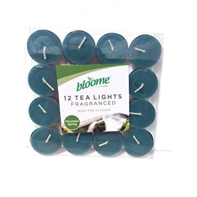 Image of bloome Fragranced Tea Light Candles Assorted 12pk (Mountain Spring)