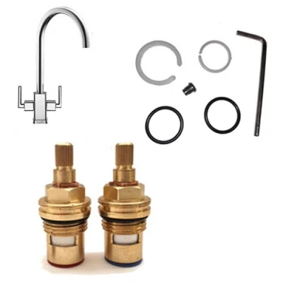 Image of Tap Magician Franke Mythos Repair Spares Kit Compatible Spout O Ring Seals &amp; Cartridge Valve Pair
