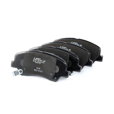 Image of 58101H8A00, 58101H8A05, 58101H8A53, 58101H8A55, 58101H8A58 Brake pad set BOSCH 0 986 494 563 KIA: Stonic Hatchback, Rio 3, 4