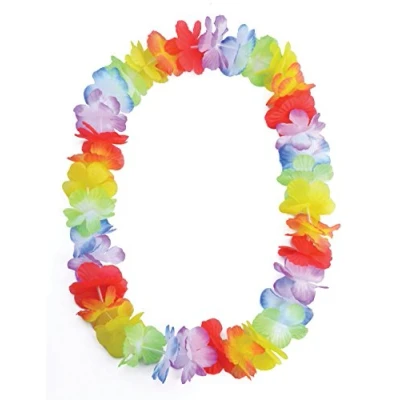 Image of Bristol Novelty BA114 Hawaiian Leis Silk Multicolor Flower, Womens, One Size