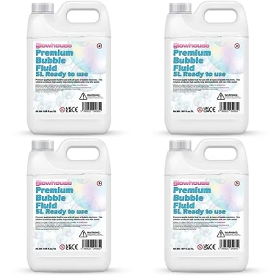 Image of The Glowhouse Premium Quality 5 Litre Bubble Fluid Kids Solution Machine (20 Litre)