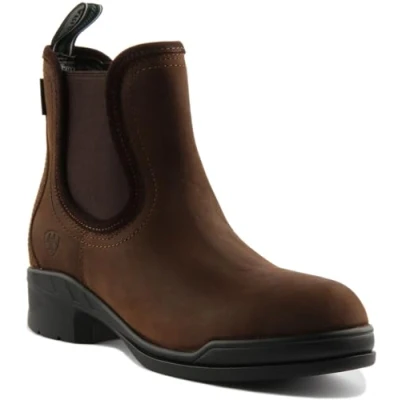 Image of ARIAT Womens Keswick Steel Toe Waterproof Boots Boot Distressed Brown Lightweight Footwear UK Size 4