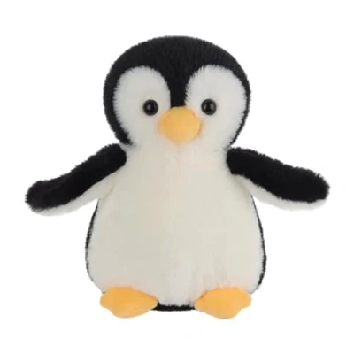 Image of Apricot Lamb Soft Toys Plush Black Penguin Stuffed Animal Cuddly Perfect for Child (Black Penguin, 8 Inches)