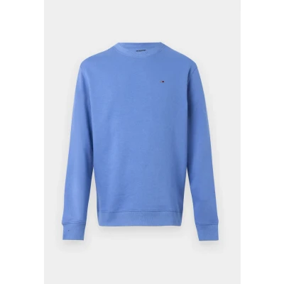 Image of Tommy Jeans FLAG CREW Sweatshirt, Men&#039;s, Size: 36/38, Soft sapphire