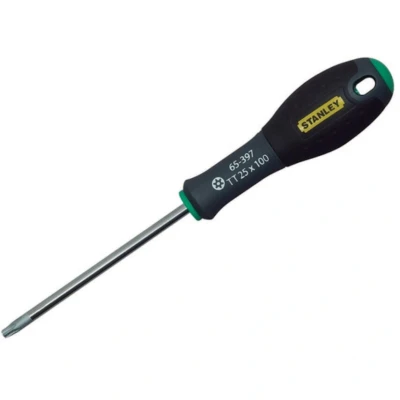 Image of Stanley 0 65 340 Fat Max Screwdriver Torx Tt10X75Mm Black/Green, 50 Hojas