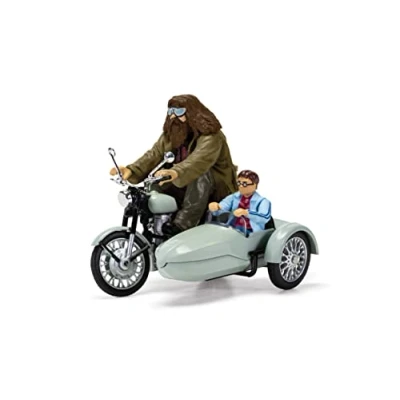 Image of Corgi Diecast Model Cars CC99727 Harry Potter Hagrid Motorcycle and Sidecar Men, Women &amp; Kids Souvenir Gifts from UK Small Die Cast Toy Car Models for Boys, Gift Motor Enthusiasts