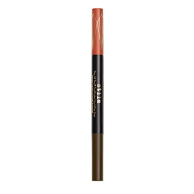 Image of Stila All Day Dual Ended Liquid Eye Liner, Easy To Use Eyeliner Pen, Smudge &amp; Transfer Proof, Liner Stays On and Night, Goes Smoothly Without Skipping or Smudging Amber/Dark Brown