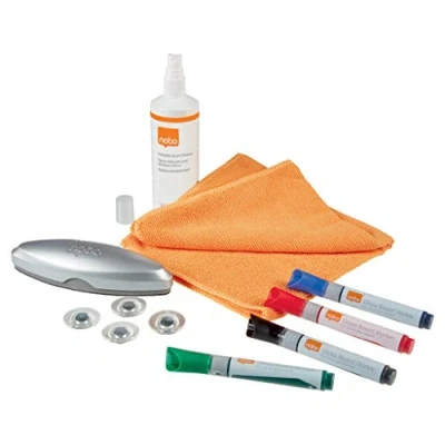 Image of Nobo 1905330 Glass Whiteboard Starter Kit