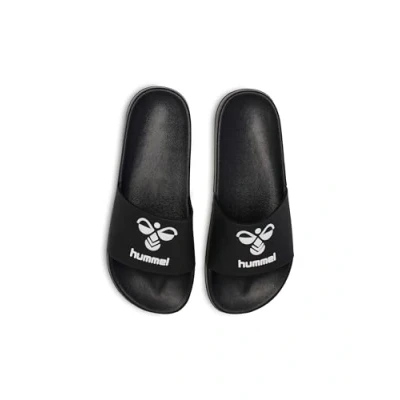 Image of hummel Unisex Essential Pool Slide Sandal, Black, 6 UK