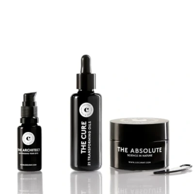 Image of COCUNAT Complete Anti Aging Repair Pack for Face and Eyes, Cream + Serum Eye Contour with Hyaluronic Acid Retinol Like to Treat Age Spots Signs of
