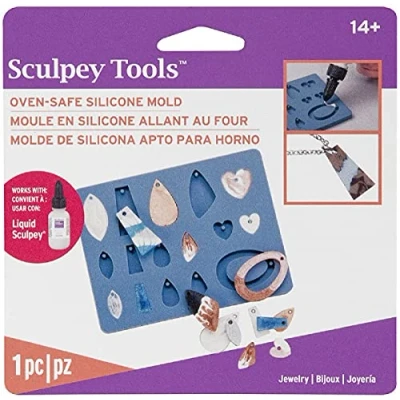 Image of Sculpey Polyform Liquid Silicone Bakeable Mold W/Squeegee Jewerly