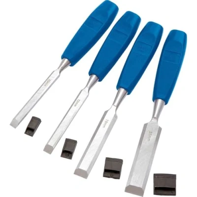 Image of Draper Bevel Edge Wood Chisel Set (4 Piece)
