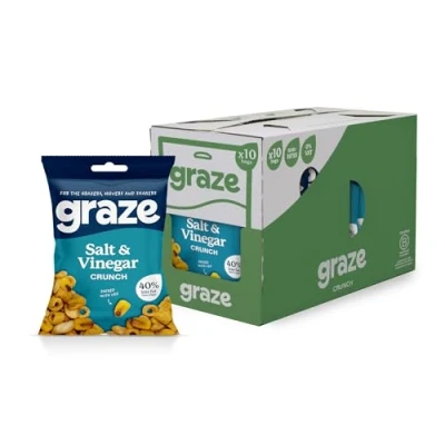 Image of Graze Salt and Vinegar Crunch 35g Pack of 10 3844