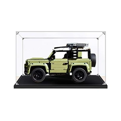 Image of ZHLY Acrylic Display Case for Lego 42110 Land Rover Defender Car Model Dustproof Protection Box Compatible with (NOT Included Building Model)