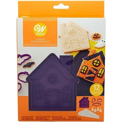 Image of Wilton Haunted House Stamp Decorating Kit Set of 12