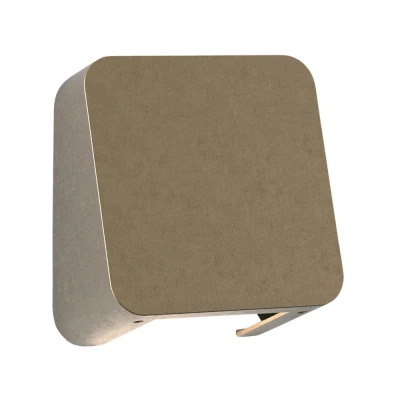 Image of Incline Single COB Integrated LED Coastal Wall Lamp Solid Brass IP65