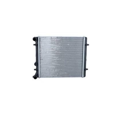 Image of 1J0121253AM, 1J0121253G, 1J0121253K Engine radiator NRF EASY FIT 509530 Aluminium 430mm 411mm 20mm with seal ring Brazed cooling fins