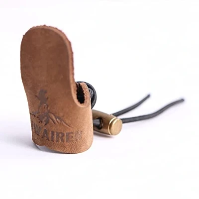 Image of Namvo 2Pcs Archery Thumb Finger Tip Protector Leather Ring Guard Gear Tab Pull Bow Glove for Hunting Reurve Release Protect