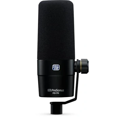 Image of PreSonus PD 70 Dynamic Cardioid Microphone for Recording, Broadcast, Podcasting and Live Streaming