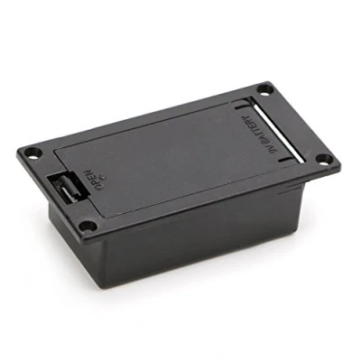 Image of Guitar Pickups LJ 03 Active PP3 9V Panel Mount Battery Holder For Case B