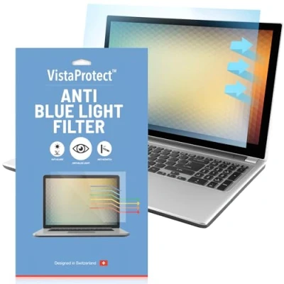 Image of VistaProtect Premium Anti Blue Light Filter &amp; Protector for PC Laptop Screens, Removable (17.3&quot; inches)