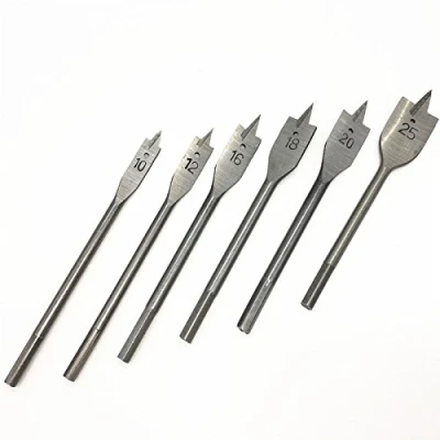 Image of Toolzone 6 Piece Flat Wood Bit Set
