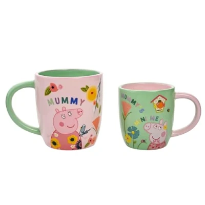 Image of Widdop &amp; Co. Peppa Pig Mummy Me Mug Set, HS109