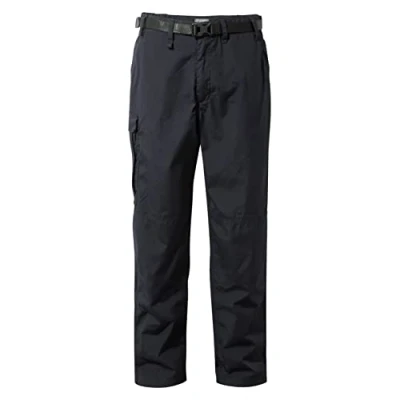 Image of Craghoppers Men&#039;s Kiwi Winter Lined Walking Trousers Dark Navy