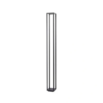Image of Lucande LED path light Thorvid, height 180 cm, black, aluminium