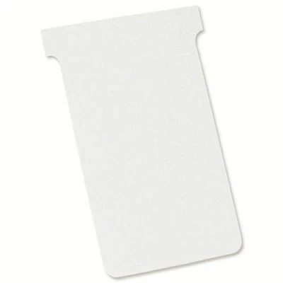 Image of Nobo Board Accessory, T Cards in Blister Pack, Size 3, Pack of 100, Green White