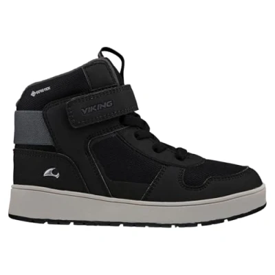 Image of Viking Ja​c​k​ Mi​d​ Gtx Wa​r​m​ Snow Boot Unisex Kids, Black, 2.5 UK