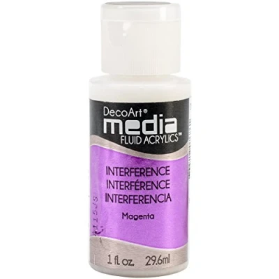 Image of DecoArt Media Paint, Acrylic, Multi Colour, 29.6 ml (Pack of 1)