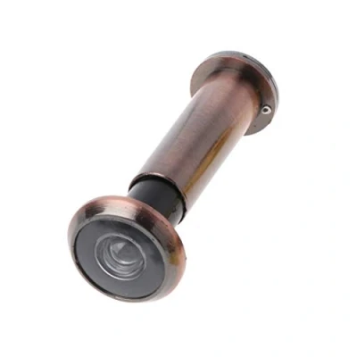 Image of 220 Degree Wide Angle Door Peephole Viewer with Privacy Cover Security Hole