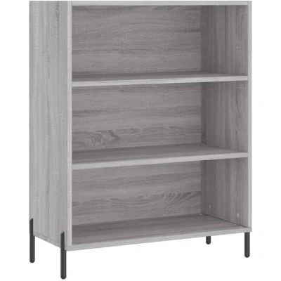 Image of vidaXL Shelf Cabinet Grey Sonoma 69.5x32.5x90 cm Engineered Wood