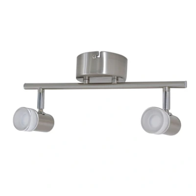 Image of Malaga LED Twin Ceiling Spotlight Steel Blank 3000K
