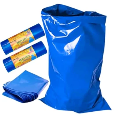 Image of HOMESmith HSBB 010 Heavy Duty Extra Strong Rubble Sacks BB2154221, Blue Plastic, 30 kilograms