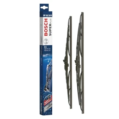 Image of Bosch Wiper Blade Super Plus Spoiler SP18/18S, Length: 450mm/450mm − Set of Front Blades