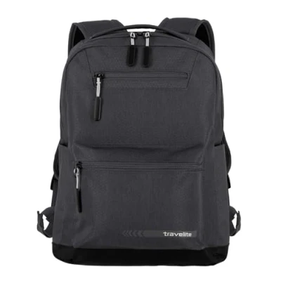 Image of travelite Carry on backpack size M meets IATA cabin luggage dimensions, series KICK OFF: Practical for holidays and sports, 40 cm, 17 liters