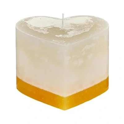 Image of Ginger &amp; Lime Original Organics Heart Shaped, Luxury Cosy Scented Candle for The Home Hand Poured 100% Recycled Wax Up to 80 Hours Burn Time, Gift Men and Women