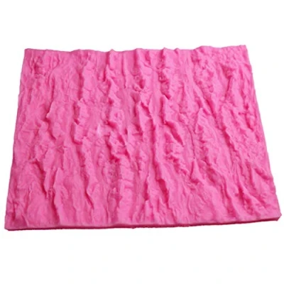 Image of Tree Bark Texture Silicone Mold Cake Fondant For Impression Mat Decorating Suppl