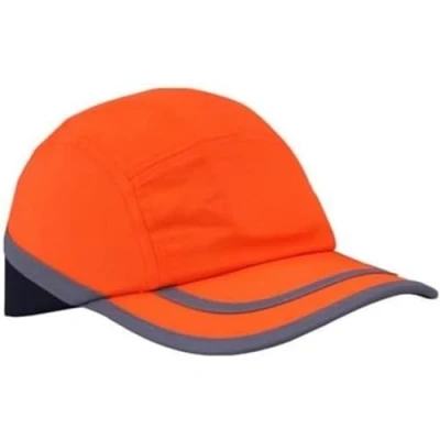 Image of Ultimate Industrial HPBC HV+ ORANGE Two Tone Premium Bump Cap, Orange/Navy