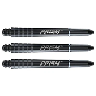 Image of WINMAU Prism Force Solid Black Medium Polycarbonate Dart Stems 1 set per pack (3 shafts in total)