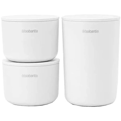 Image of Brabantia 281327 ReNew Collection Storage Containers, White