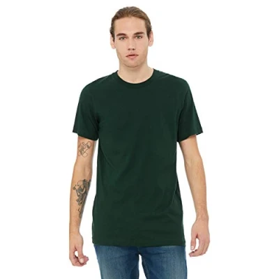 Image of Canvas Unisex Crew Neck T Forest Green